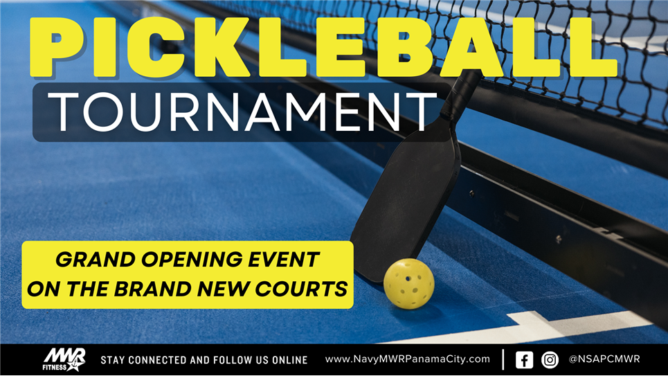 Pickleball Court GRAND OPENING Tournament